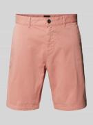 BOSS Orange Slim Fit Chinoshorts mit Gürtelschlaufen in Rosa, Größe 31