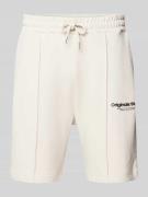 Jack & Jones Sweatshorts mit Tunnelzug Modell 'ESTERBRO' in Offwhite, ...