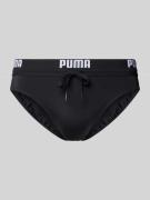 Puma Badehose mit elastischem Bund in Black, Größe M