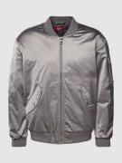 Esprit Collection Bomberjacke mit Armtasche in Anthrazit, Größe M