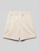 Levi’s® Kids Sweatshorts mit Logo-Stitching in Camel, Größe 164