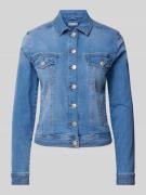 Fransa Jeansjacke mit Brustpattentaschen Modell 'Vocut' in Hellblau, G...