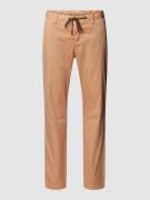 ALBERTO Regular Fit Stoffhose mit Tunnelzug Modell 'JUMP' in Apricot, ...