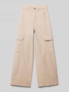 s.Oliver RED LABEL Cargohose mit Eingrifftaschen in unifarbenem Design...