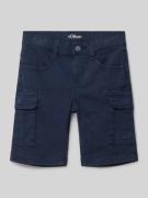 s.Oliver RED LABEL Regular Fit Cargoshorts mit Gesäßtaschen in Marine,...