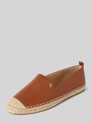 Lauren Ralph Lauren Espadrilles aus Leder Modell 'CAMERYN' in Camel, G...