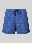 HOM Badehose mit Allover-Muster Modell 'MORNY BEACH' in Marine, Größe ...