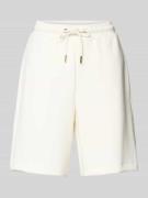 Rich & Royal Sweatshorts mit elastischem Bund in Offwhite, Größe S