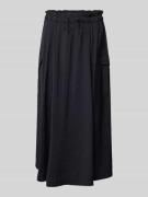 Milano Italy Midirock mit Cargotaschen in Black, Größe 38