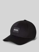 HUGO Basecap mit Label-Badge Modell 'Ally' in Black, Größe 1