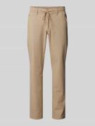 Brax Tapered Fit Hose mit Tunnelzug Modell 'PHIL' in Beige, Größe 32/3...