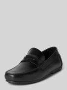 CK Calvin Klein Lederloafers mit Label-Applikation Modell 'DRIVER' in ...