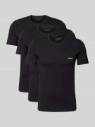 HUGO Regular Fit T-Shirt mit Rundhalsausschnitt im 3er-Pack in Black, ...