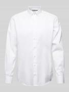 ETERNA Regular Fit Businesshemd aus Uni Solid in Weiss, Größe 44