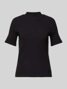 Scotch & Soda T-Shirt mit Stehkragen in Black, Größe S