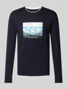 Christian Berg Men Longsleeve mit Motiv-Print und Rundhalsausschnitt i...