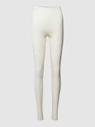 Hanro Slim Fit Lange Unterhose aus Woll-Seide-Mix in Ecru, Größe L