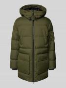 Marc O'Polo Regular Fit Daunenjacke mit Kapuze in Oliv, Größe XXL