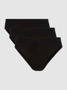 Christian Berg Men Slip im 3er-Pack in Black, Größe L