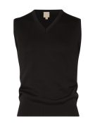 MAERZ Muenchen Pullunder aus Schurwolle in Black, Größe 50