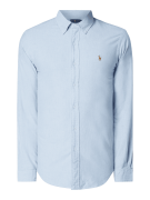 Polo Ralph Lauren Slim Fit Freizeithemd aus Oxford in Bleu, Größe M