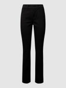 MAC Straight Fit Jeans mit Label-Patch Modell 'Angela' in Black, Größe...