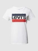 Levi's® T-Shirt mit Logo-Print in Weiss, Größe XS