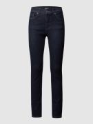 Angels Skinny Fit Jeans mit Label-Patch in Dunkelblau, Größe 34/32