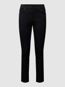 Angels Skinny Fit Jeans mit Label-Patch in Black, Größe 34/28