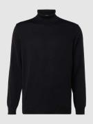 MAERZ Muenchen Strickpullover mit Rollkragen in Black, Größe 48