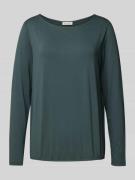 Marc O'Polo Regular Fit Langarmshirt aus Viskose in Smaragd, Größe XS