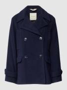 Part Two Kurzmantel mit Reverskragen Modell 'Wollcaban' in Marine, Grö...