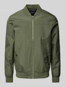 Matinique Regular Fit Blouson mit Reißverschluss Modell 'CLAY' in Oliv...