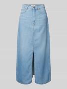 Weekend Max Mara Jeansrock mit Gehschlitz Modell 'GELADA' in Jeansblau...