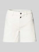 QS Regular Fit Jeansshorts im 5-Pocket-Design Modell 'Abby' in Weiss, ...