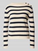 Weekend Max Mara Strickpullover mit Knopfleiste Modell 'VIBO' in Offwh...