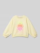 BILLIEBLUSH Sweatshirt mit Motiv-Print in Hellgelb, Größe 104