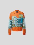 Billionaire Boys Club Strickjacke mit Motiv-Print in Orange, Größe L