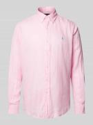 Polo Ralph Lauren Custom Fit Freizeithemd aus reinem Leinen in Rosa, G...