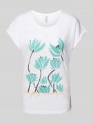 Soyaconcept T-Shirt mit Motiv- und Statement-Print Modell 'BABETTE' in...