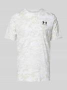 Under Armour T-Shirt mit Label-Print in Weiss, Größe L