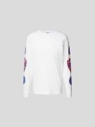 Billionaire Boys Club Longsleeve mit Brusttasche in Weiss, Größe L