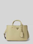 Guess Handtasche mit Label-Applikatikon Modell 'MERIDIAN' in Schilf, G...