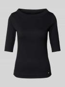 Marc Cain T-Shirt mit 1/2-Ärmel in BLACK, Größe 36