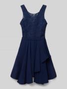 G.O.L. Kleid mit Ausbrenner-Effekt in Marine, Größe 170
