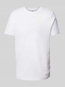 JOOP! Jeans T-Shirt mit Strukturmuster Modell 'Aslomar' in Weiss, Größ...