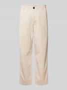 ANNARR Straight Leg Chino mit Gürtelschlaufen Modell 'STORM' in Beige,...