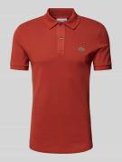 Lacoste Slim Fit Poloshirt mit Label-Patch Modell 'PIQUE' in Dunkelrot...