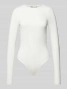 Only Body mit Rundhalsausschnitt Modell 'LONE' in Weiss, Größe L