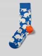 Happy Socks Socken mit Label-Details Modell 'Bunny' in Blau, Größe 36-...